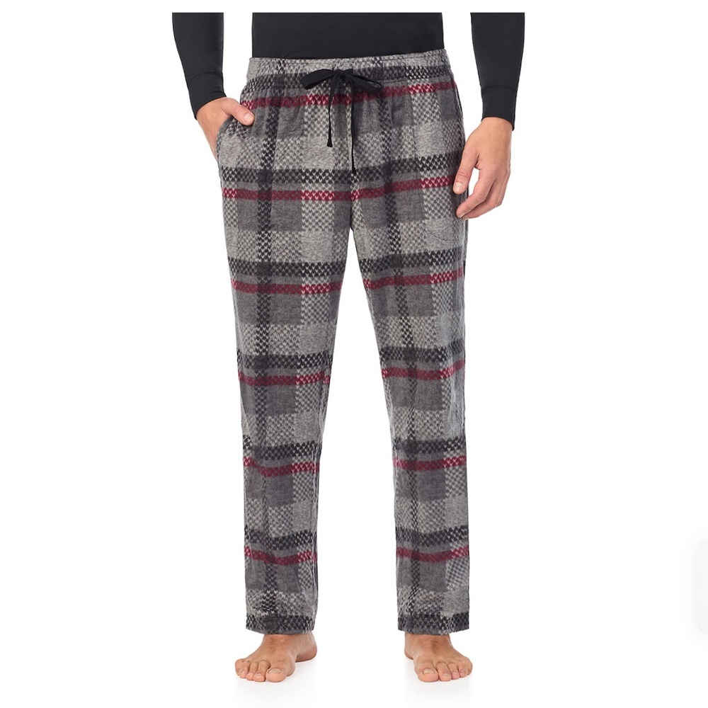 Plaid Men's Lounge Pants Sleep Pants (XL)